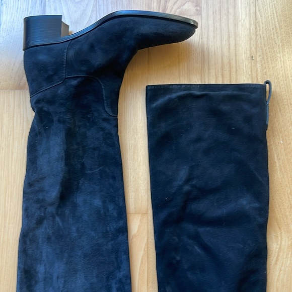 Dior thigh-high suede over the knee boots - Picture 4 of 11